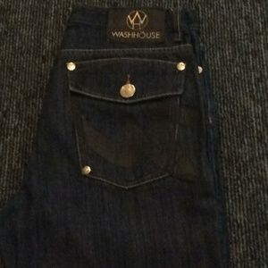 dark blue jeans by washhouse worn twice 32*32